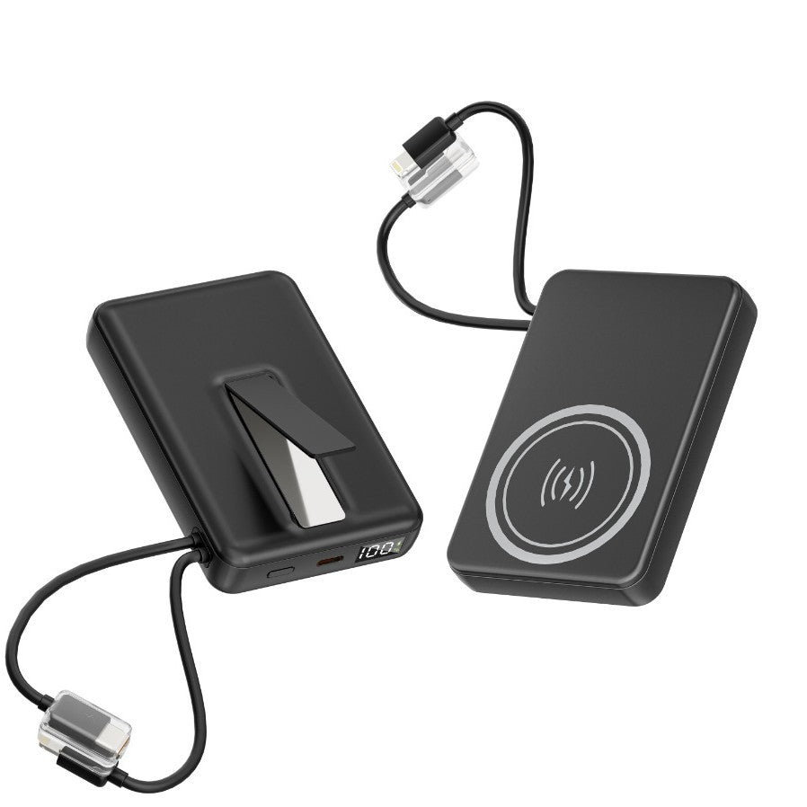 Compact power bank with integrated LCD display Stornfield