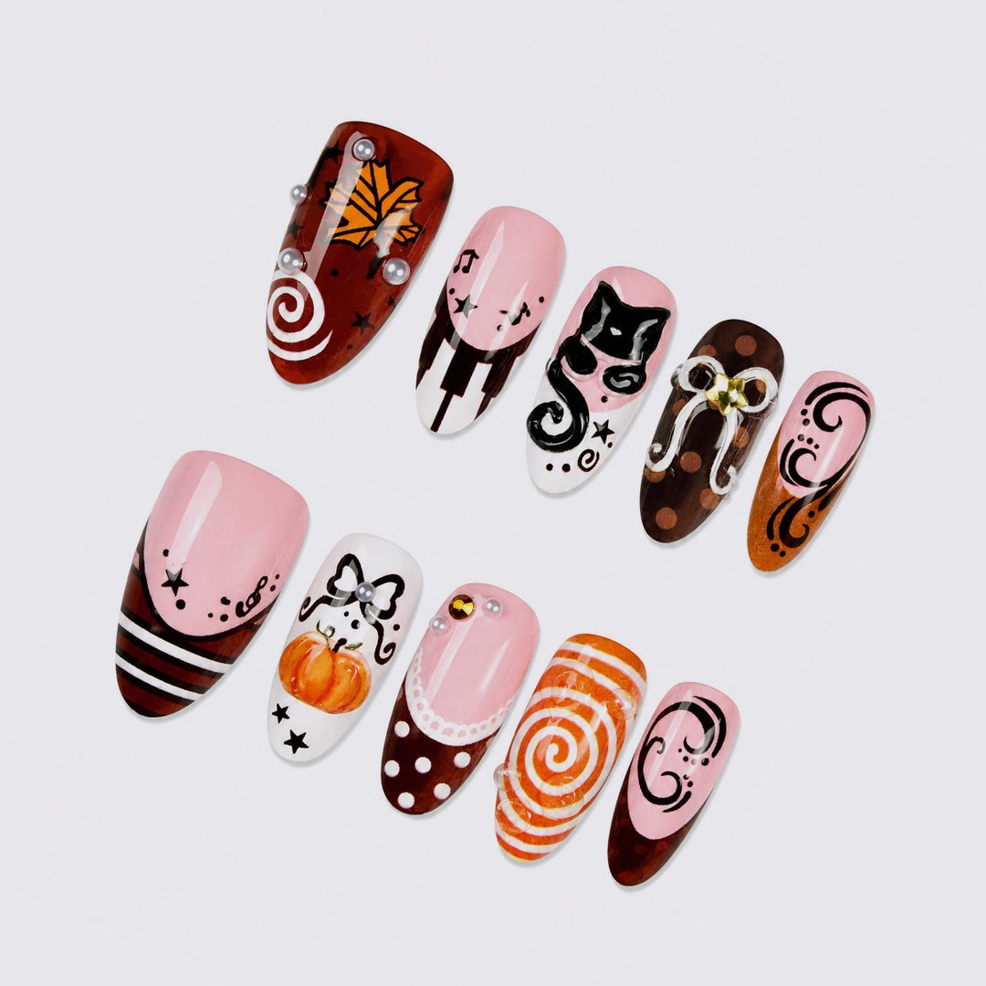 Playful designed artificial nails Stornfield