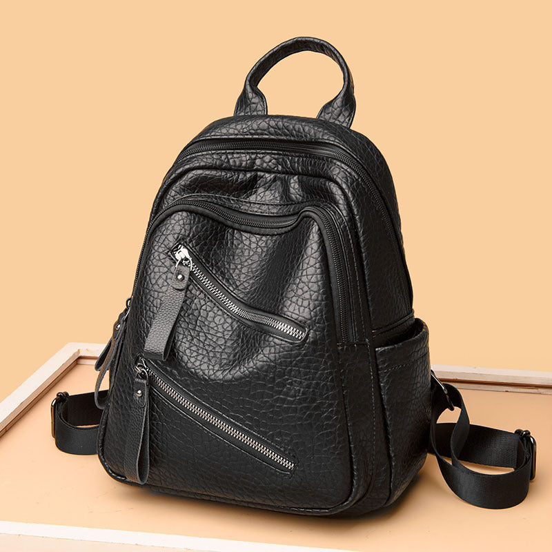 Fashionable Leather Backpack Stornfield