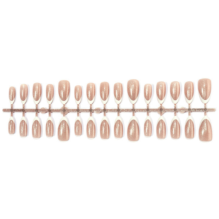 Artificial nail set with elegant glitter effect Stornfield