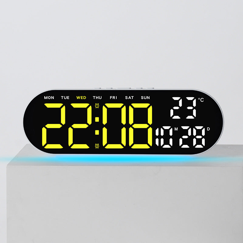 Digital alarm clock with multifunctional LED display and integrated thermometer function Stornfield