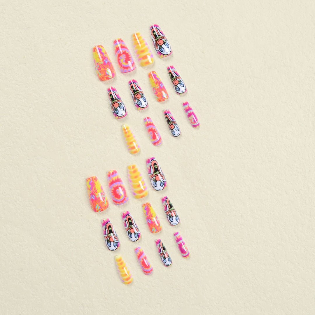 Creative Nail Art Set with Clown Motif Stornfield