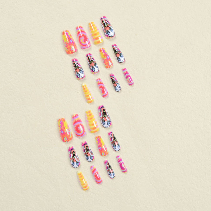 Creative Nail Art Set with Clown Motif Stornfield