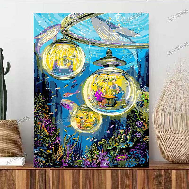 Fantasy Landscape Canvas Art Print Stornfield