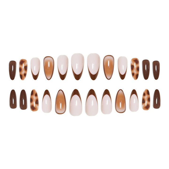 Artistic Stiletto Press-On Nail Set with Modern Design Stornfield
