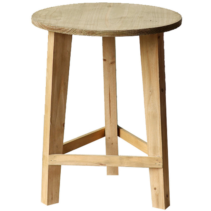 Rustic side table made of solid wood Stornfield