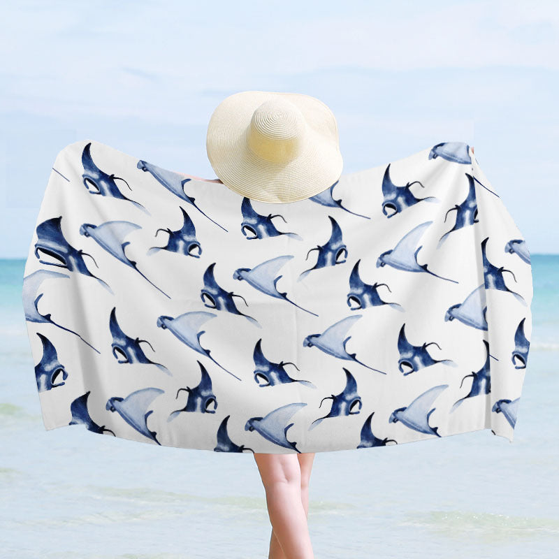 Beach towel with maritime design Stornfield