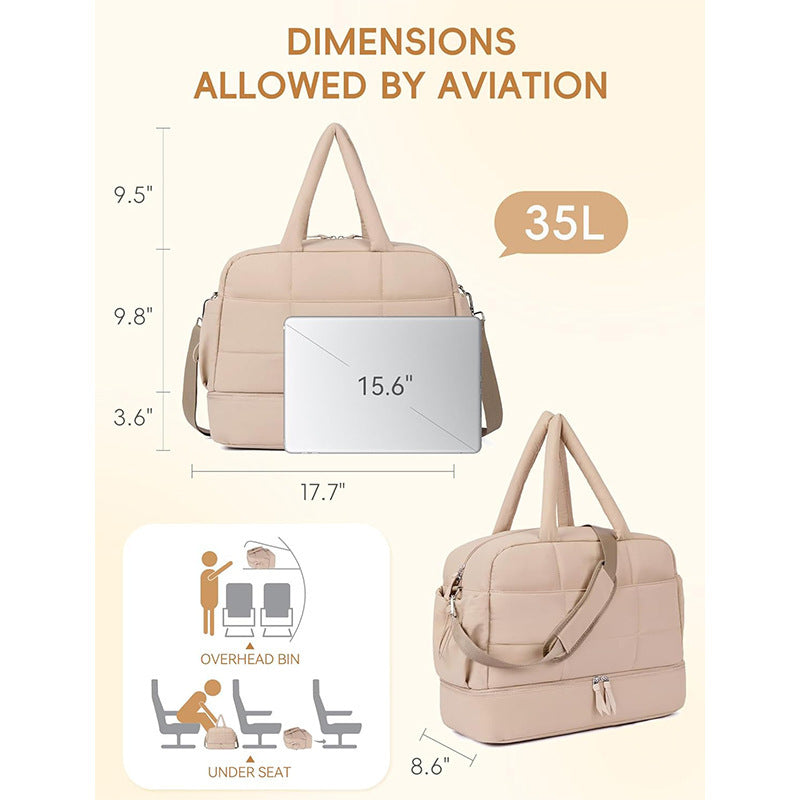 Multifunctional Travel Bag with Padded Interior Stornfield