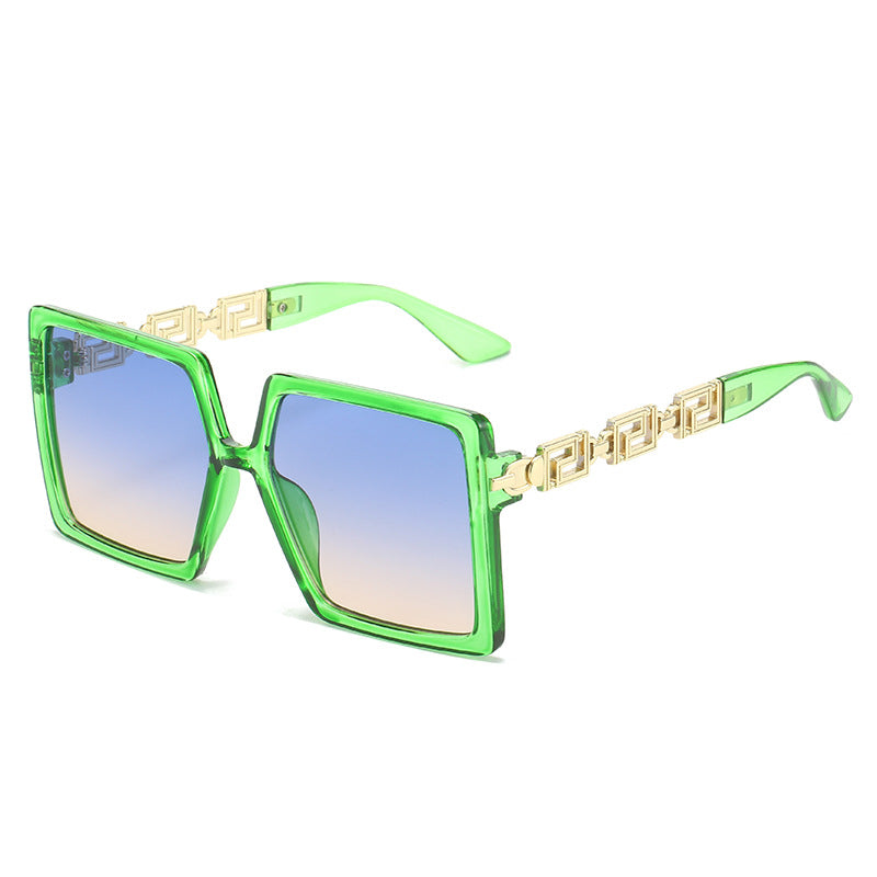 Ladies square sunglasses with luxurious accents Stornfield