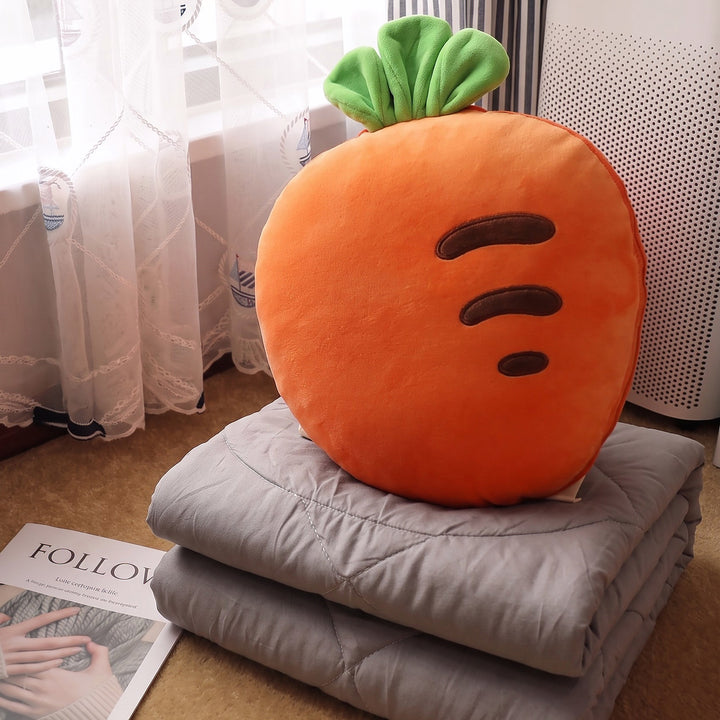 Plush pillow in fruity design Stornfield