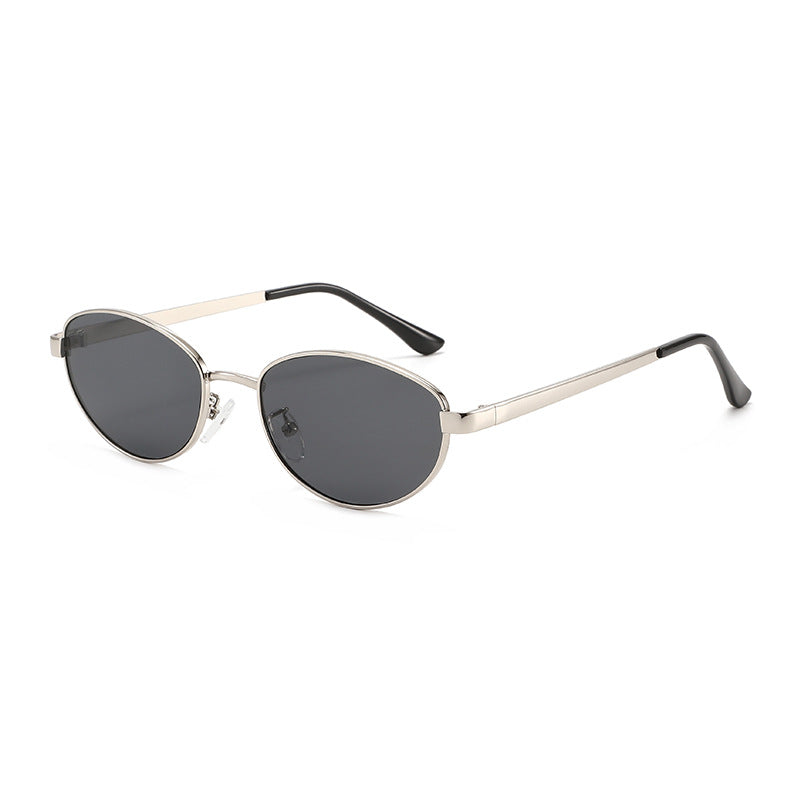 Women's fashionable sunglasses with narrow metal frame Stornfield