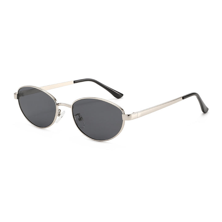 Women's fashionable sunglasses with narrow metal frame Stornfield