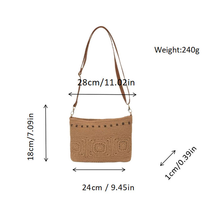 Handbag with Fine Crochet Patterns Stornfield