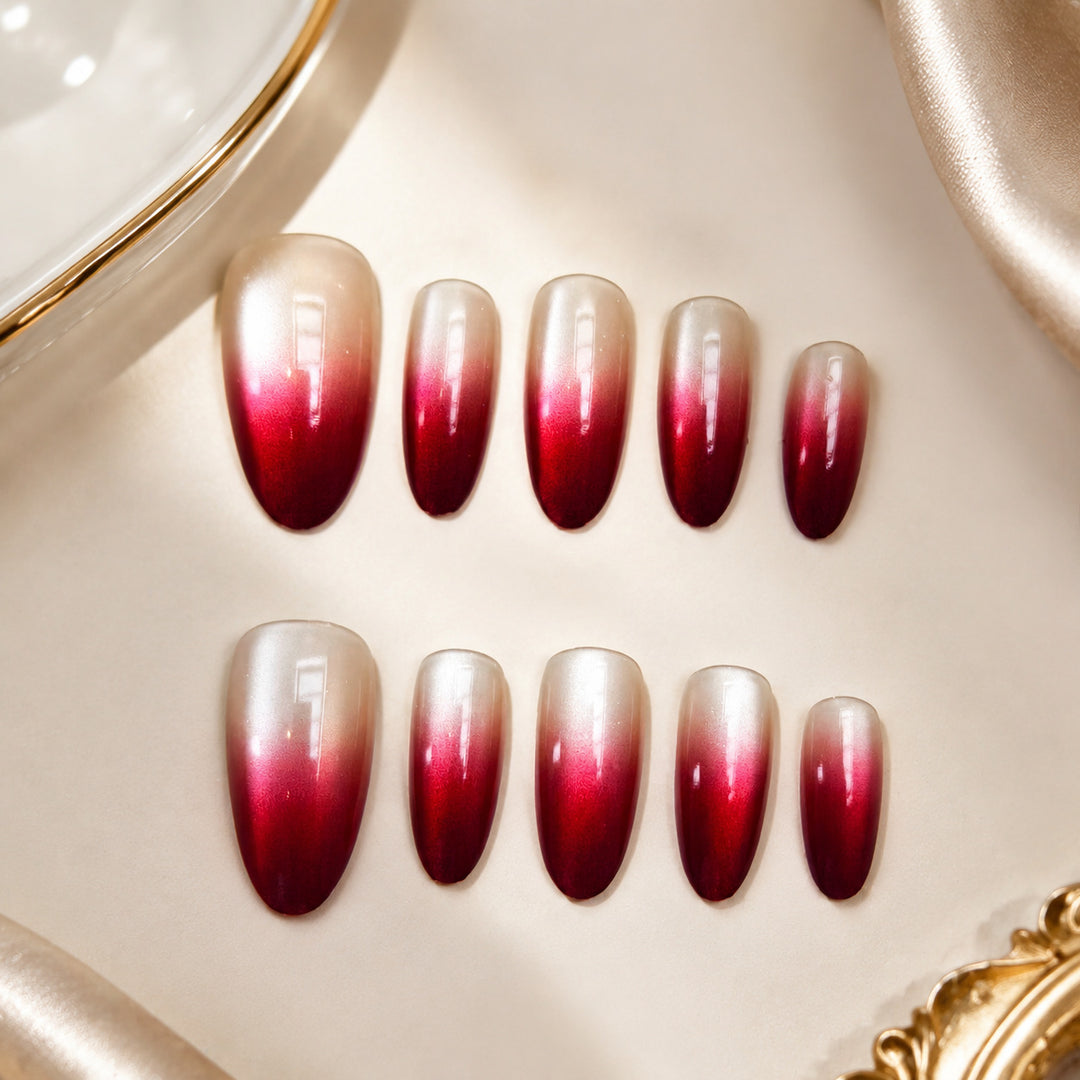 Ombre Glitter Press-On Nail Set