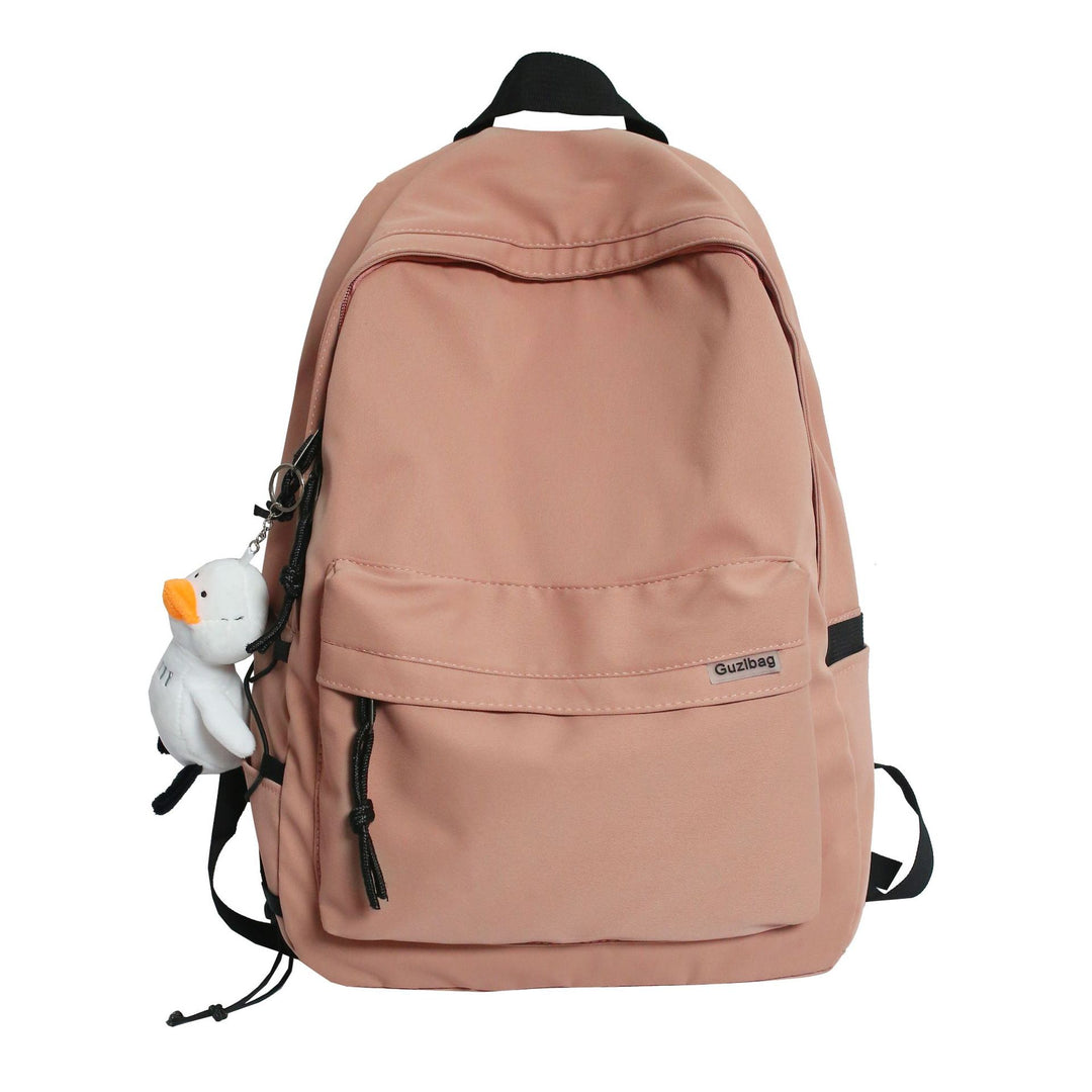 Versatile Casual Backpack with Plush Charm Stornfield