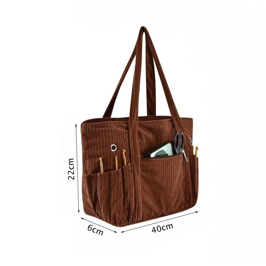 Functional storage bag with multiple outer pockets Stornfield