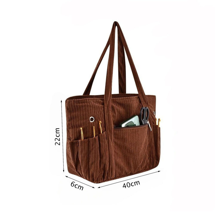Functional storage bag with multiple outer pockets Stornfield