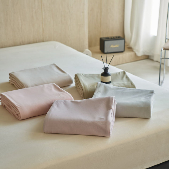 Luxury Cotton Sateen High-Thread-Count Duvet Cover Set