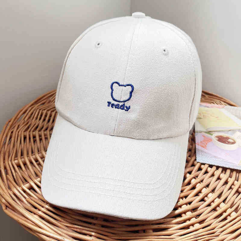 Women's Playful Teddy Bear Embroidered Baseball Cap Stornfield