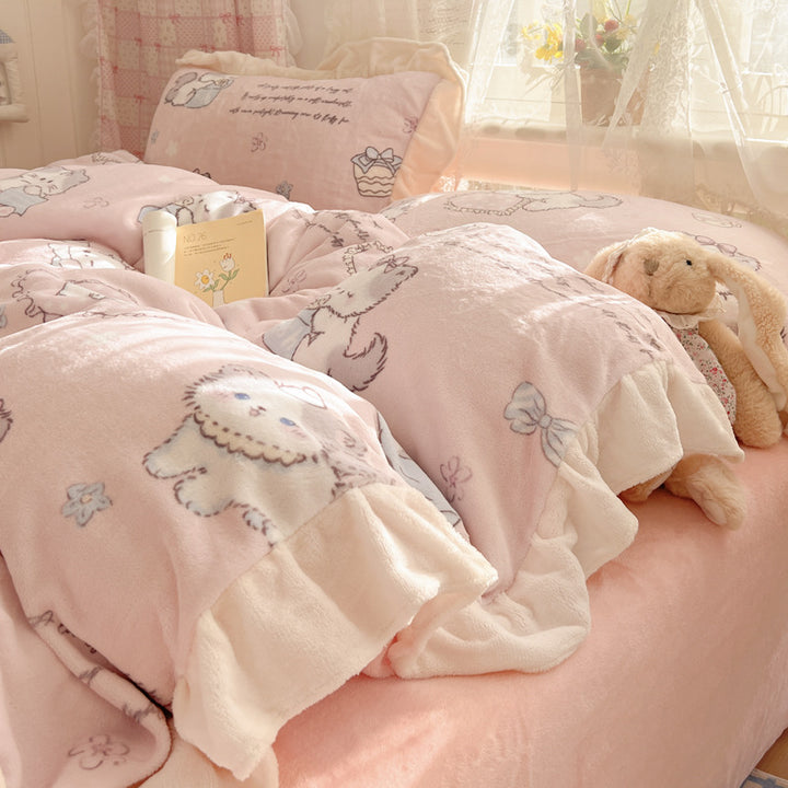 Playful Dog-Themed Comforter Set