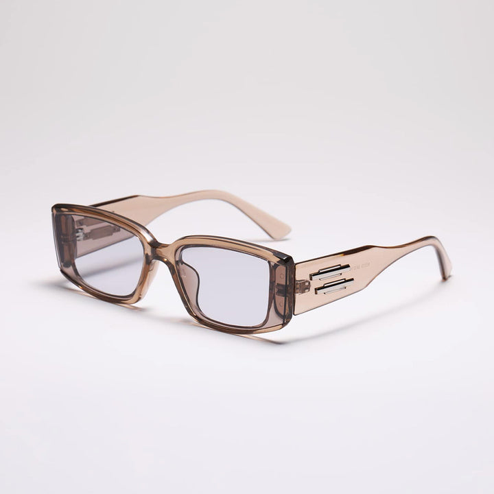 Women's elegant rectangular sunglasses with stylish acetate frame Stornfield