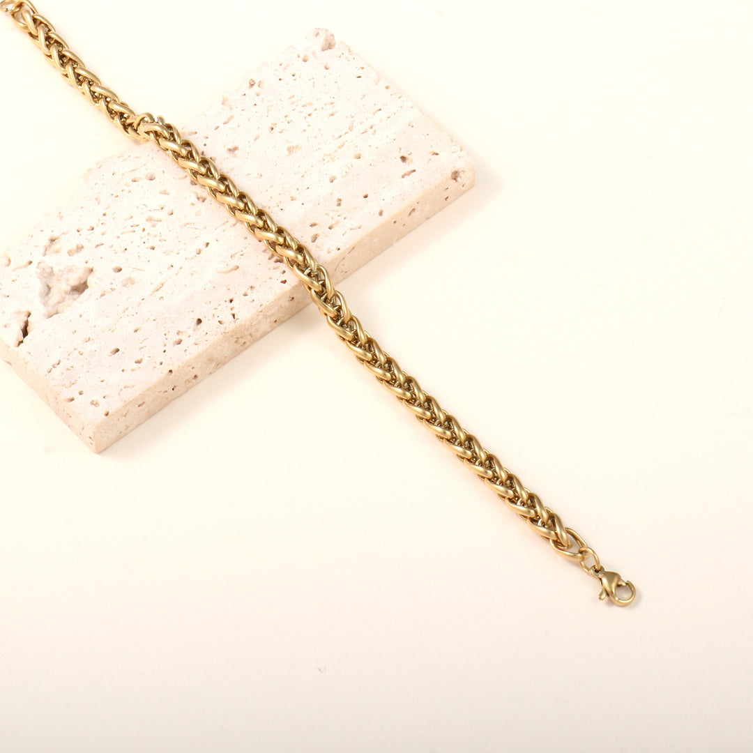 Handmade Textured Chain Bracelet Stornfield