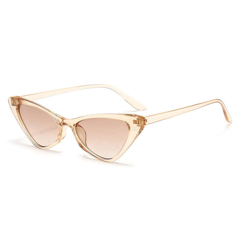 Women's Stylish Cat-Eye Sunglasses with Glossy Plastic Frame Stornfield