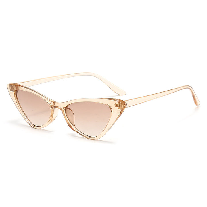 Women's Stylish Cat-Eye Sunglasses with Glossy Plastic Frame Stornfield