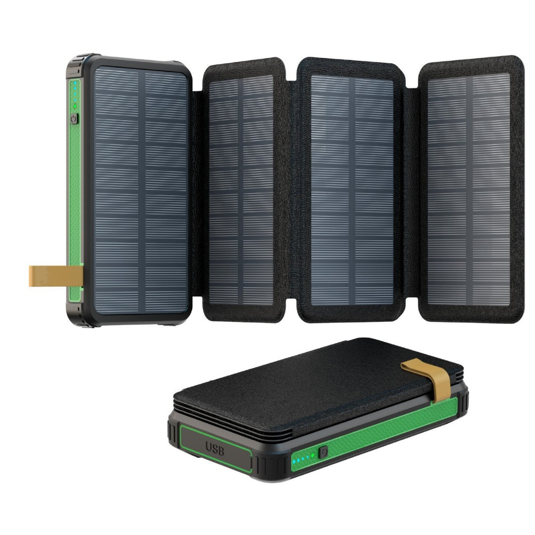 Solar-powered Power Bank with Fast Charging Function from Stornfield