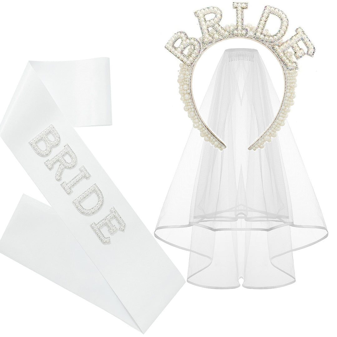 Women's Bridal Satin Ribbon with Sparkling Crystals Stornfield