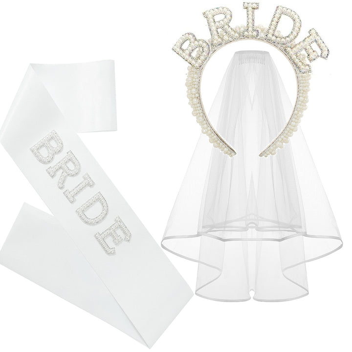 Women's Bridal Satin Ribbon with Sparkling Crystals Stornfield