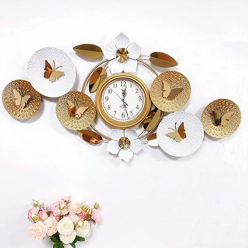 Decorative Butterfly Wall Clock Stornfield