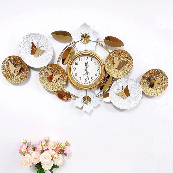 Decorative Butterfly Wall Clock Stornfield