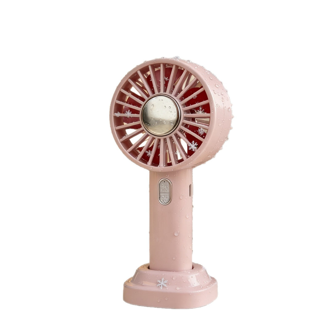Unisex Portable Hand Fan with Integrated Water Spray Mechanism Stornfield
