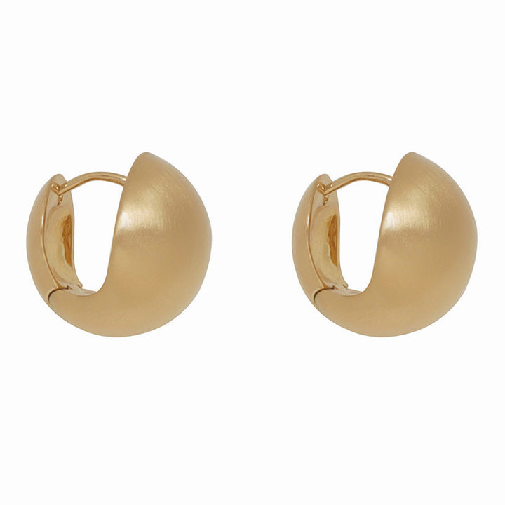 Elegant earrings made of high-gloss metal Stornfield