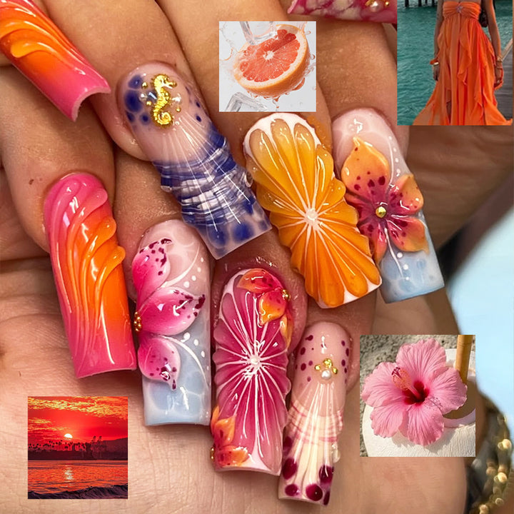 Premium Decorative Nail Tips Kit Stornfield
