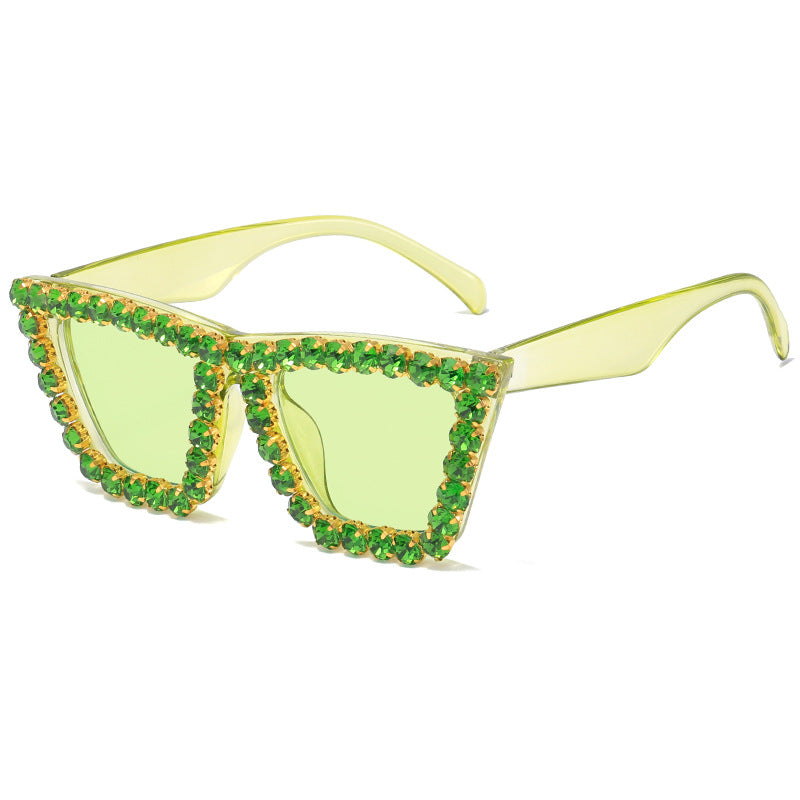 Women's extravagant sunglasses with glittering frame Stornfield