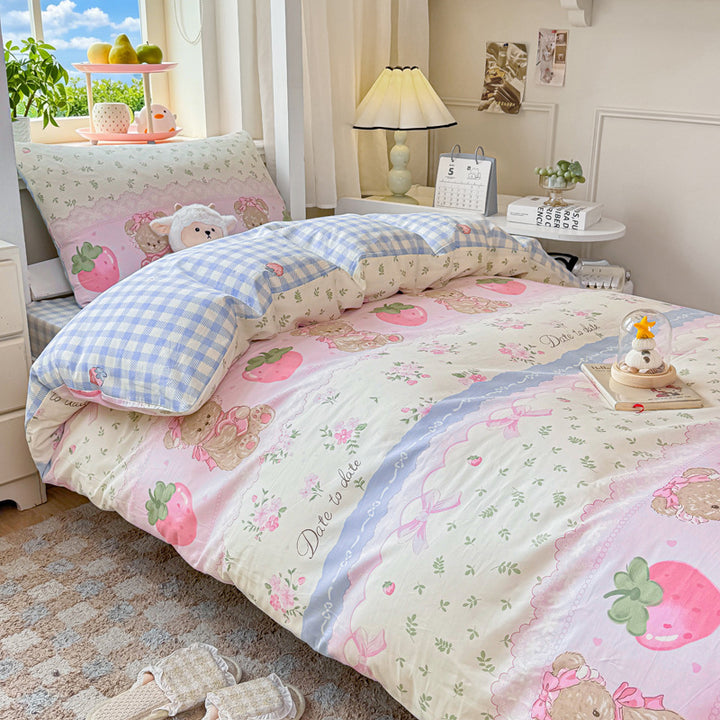 Playful Panda-Themed Bedding Set