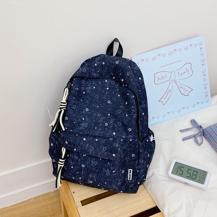 Cute Star-Patterned School Backpack Stornfield