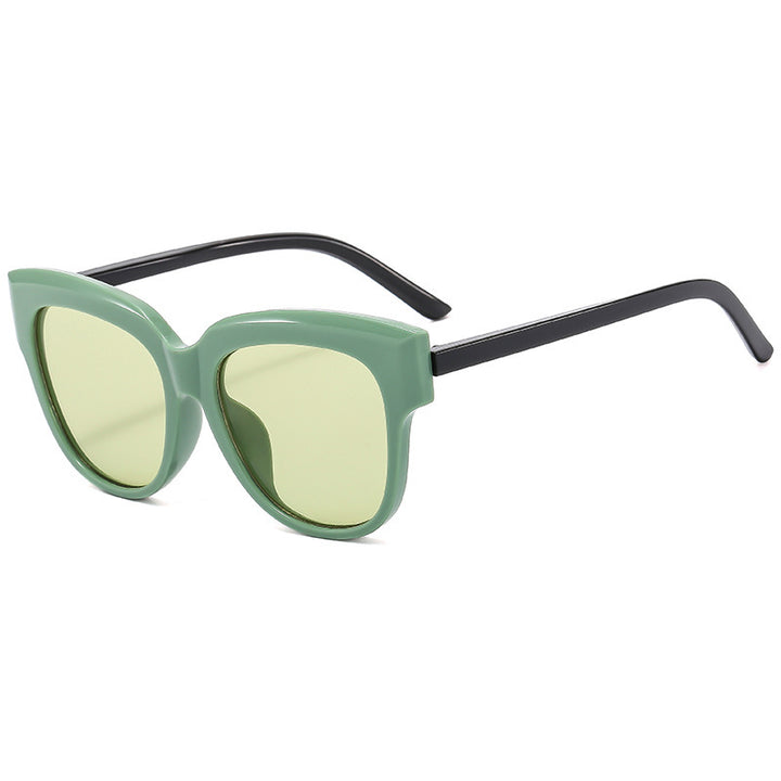 Women's fashionable cat-eye sunglasses with trendy plastic frame Stornfield