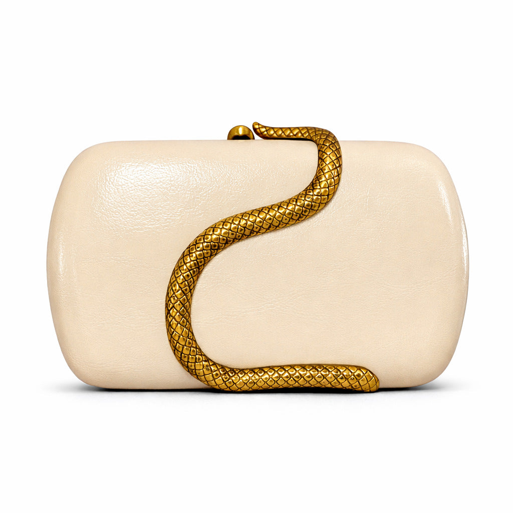Structured Chain Handle Handbag