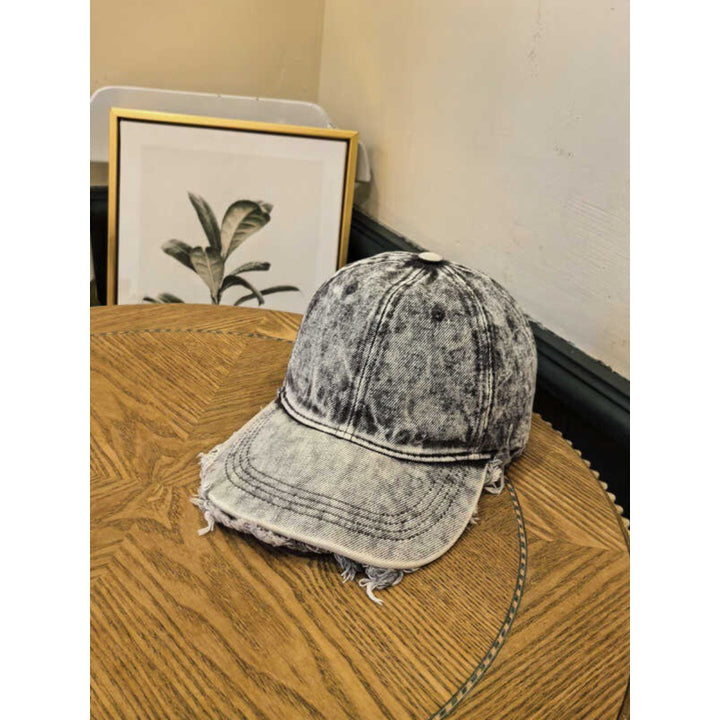 Men's Distressed Denim Baseball Cap Stornfield 1784270742