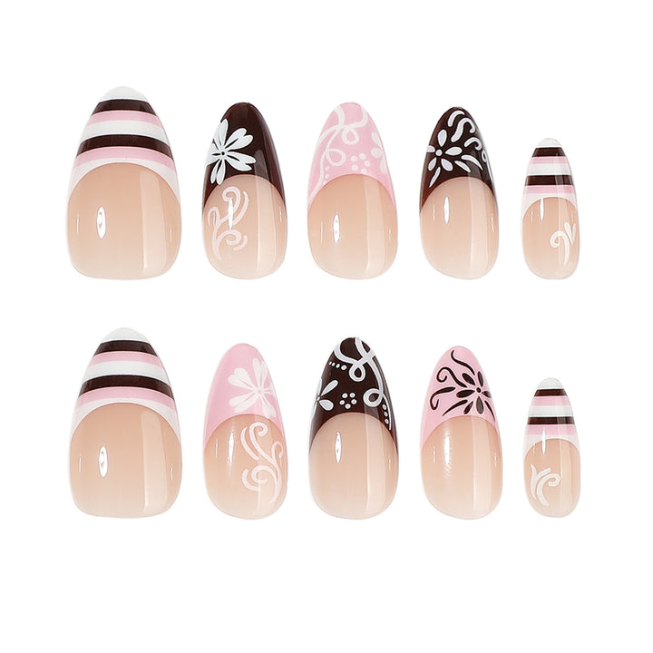 Artful stiletto nails with attractive patterns Stornfield