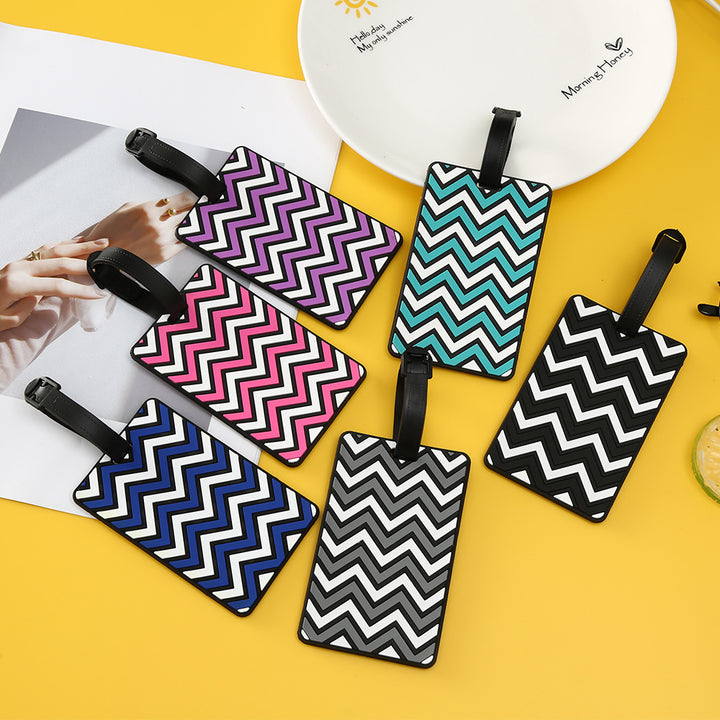 Unisex Chevron Patterned Luggage Tag Stornfield
