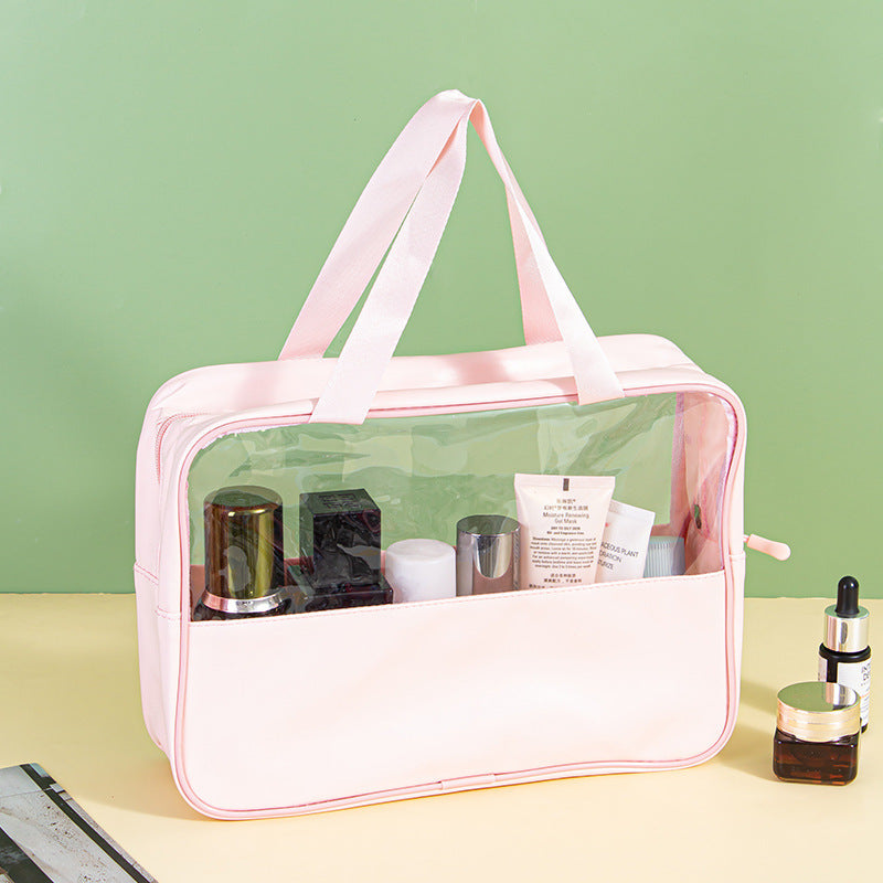 Cosmetic bag with transparent compartments Stornfield