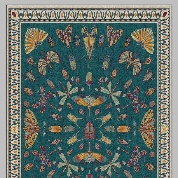 Artistic Tiger-Inspired Area Rug