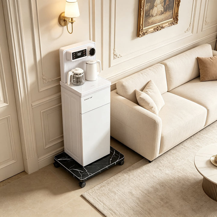 Low-Profile Rolling Plant & Furniture Base with Locking Swivel Casters