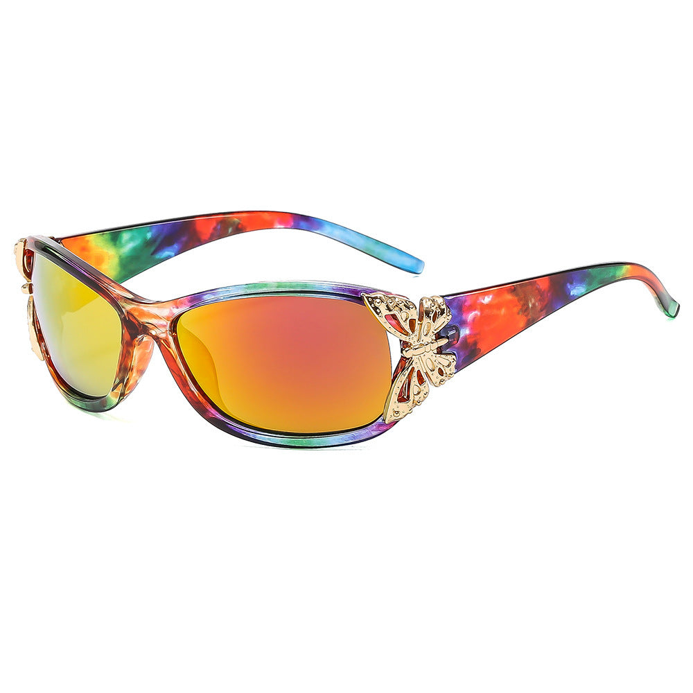 Fashion-Forward Butterfly-Embellished Sunglasses Stornfield