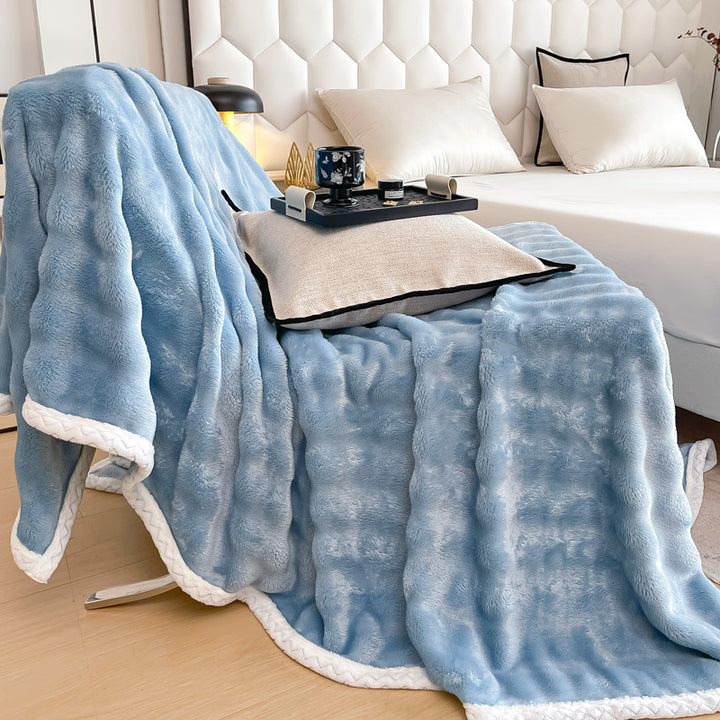 Plush Faux Fur Throw Blanket Stornfield