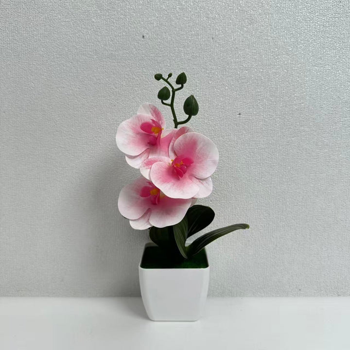Realistic Faux Orchid Arrangement